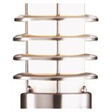 SEARCHLIGHT LOUVRE Outdoor Post - Stainless Steel Metal & Polycarbonate