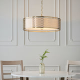 ENDON Cordero 3lt Pendant - Gold