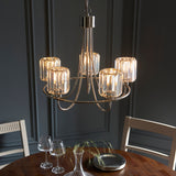 ENDON Berenice 5Lt Pendant - Bright Nickel