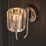 ENDON Berenice Wall Light - Bright Nickel