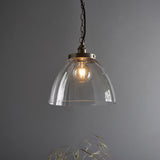 ENDON Hansen Grand Pendant - Brushed Silver