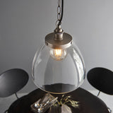 ENDON Hansen Grand Pendant - Brushed Silver