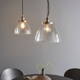 ENDON Hansen Grand Pendant - Brushed Silver