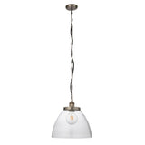ENDON Hansen Grand Pendant - Brushed Silver