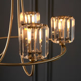 ENDON Berenice 5Lt Pendant - Antique Brass