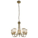 ENDON Berenice 5Lt Pendant - Antique Brass