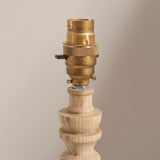 ENDON Bibury Table Base - Natural Ash Wood
