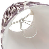 ENDON Zigzag 16cm Tapered Shade - Pearl Grey