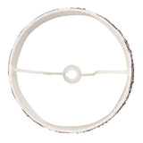 ENDON Zigzag 35cm Tapered Shade - Pearl Grey