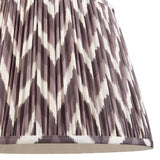 ENDON Zigzag 40cm Tapered Shade - Pearl Grey