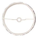 ENDON Zigzag 40cm Tapered Shade - Pearl Grey