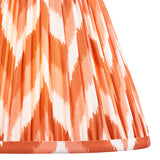 ENDON Zigzag 25cm Tapered Shade - Orange Apricot