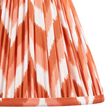 ENDON Zigzag 25cm Tapered Shade - Orange Apricot