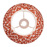 ENDON Zigzag 25cm Tapered Shade - Orange Apricot