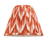 ENDON Zigzag 25cm Tapered Shade - Orange Apricot