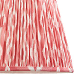 ENDON Higgledy & Ikat 35cm Coral pink shade