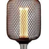 SEARCHLIGHT Wire Mesh Effect Drum Lamp