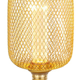 SEARCHLIGHT Wire Mesh Effect Drum Lamp