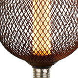 SEARCHLIGHT Wire Mesh Effect Globe Lamp