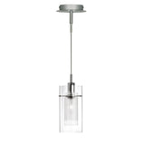 SEARCHLIGHT Duo I Pendant - Chrome & Double Glass