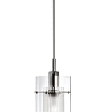 SEARCHLIGHT Duo I Pendant - Chrome & Double Glass