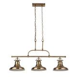 SEARCHLIGHT DALLAS 3Lt Bar Pendant