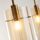 SEARCHLIGHT Duo III 3-Light Bronze Ceiling Bar Pendant