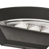 SEARCHLIGHT Lincoln Outdoor Wall Light - Dark Grey Metal & Polycarbonate