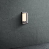 SEARCHLIGHT SOLAR Wall Light - Aluminium & Frost Polycarbonate