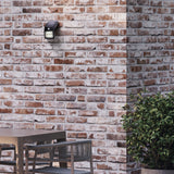 SEARCHLIGHT Solar Wall Light - ABS & Frost Polycarbonate