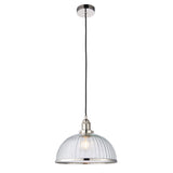 ENDON Hansen Pendant - Bright Nickel
