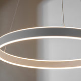 ENDON Gen Ring Pendant - Matt Nickel