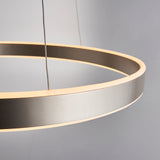 ENDON Gen Ring Pendant - Matt Nickel