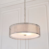 ENDON Cordero 3lt pendant - Satin Nickel