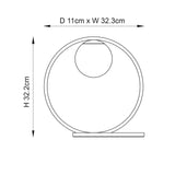 ENDON Enzo Table Lamp