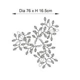 ENDON Linette 6lt flush