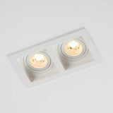 SEARCHLIGHT Grid 2 GU10, Fire Rated, White