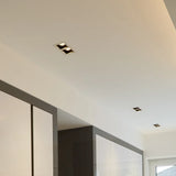 SEARCHLIGHT Grid 2 GU10, Fire Rated, White / Black