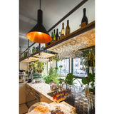 SLV PHELIA 275 E27 Indoor pendant, black/gold