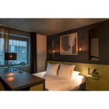 SLV KARPO Wall and ceiling light, single-headed, LED, 3000 K, round, black, with switch, 6 W