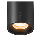 SLV NUMINOS® XS 48V TRACK DALI, pendant light, black / black, 8.7 W, 640 lm, 2700 K, CRI 90, 55°