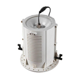 SLV NUMINOS® PROJECTOR L recessed ceiling light, 3000 K, 55°, cylindrical, white / chrome