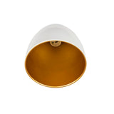 SLV PARA CONE 14 pendant light for 3-phase system, GU10, white/gold,