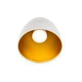 SLV PARA CONE 14 pendant light for 3-phase system, GU10, white/gold,