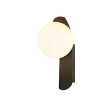 SLV SUN wall-mounted light round, 1x max. 40 W, LED light, G9, PHASE, black