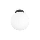 SLV SUN 20 ceiling-mounted light, round, 1x max. 60 W, E27, black