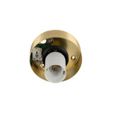 SLV SUN 20 ceiling-mounted light, round, 1x max. 60 W, E27, gold