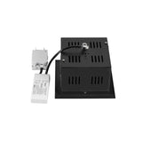 SLV KADUX recessed ceiling light, single, 3000 K, DALI 2, touch, 30°, black