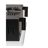 SLV KADUX recessed ceiling light, double, 3000 K, DALI 2, touch, 30°, white