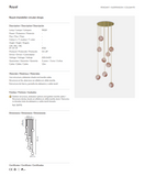 ROYAL Pendant circular drops